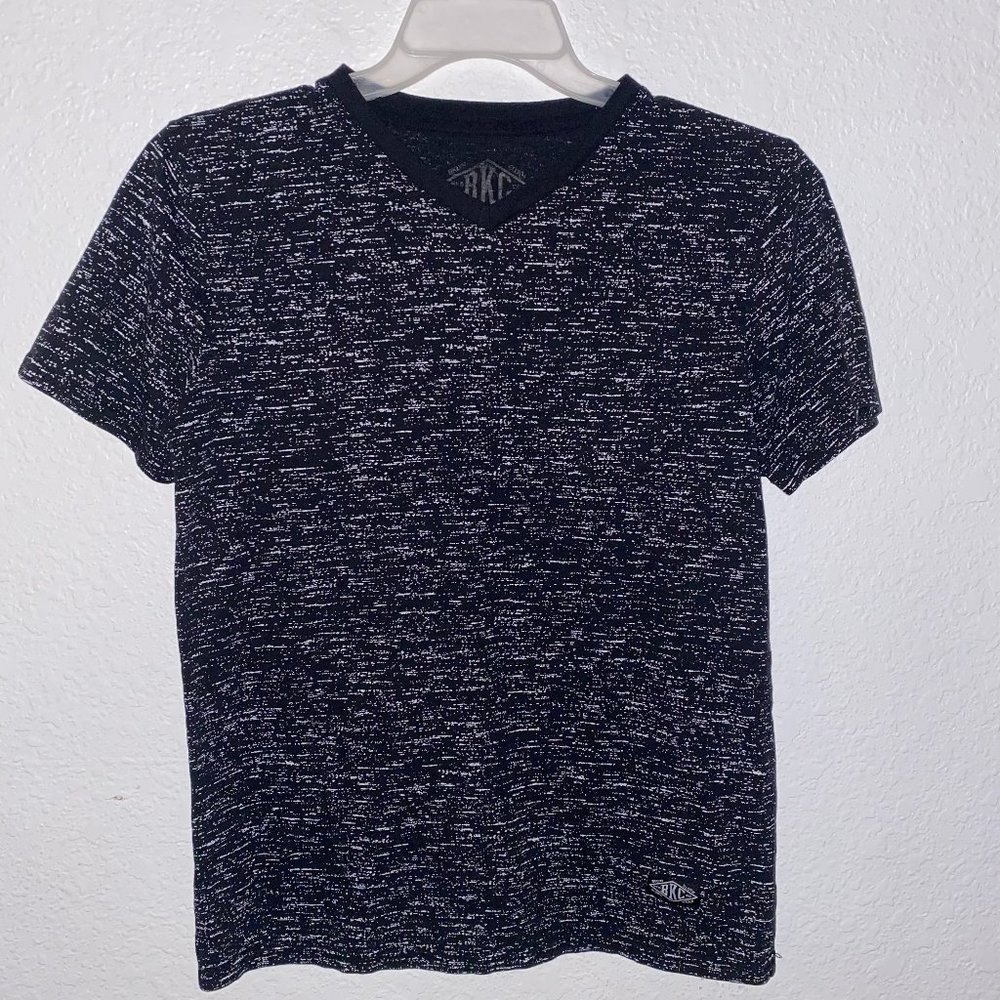 Black white modern shirt Men